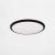 Lampa sufitowa CCT LED 22W czarna MOREN MS70224V-BK - Zuma Line